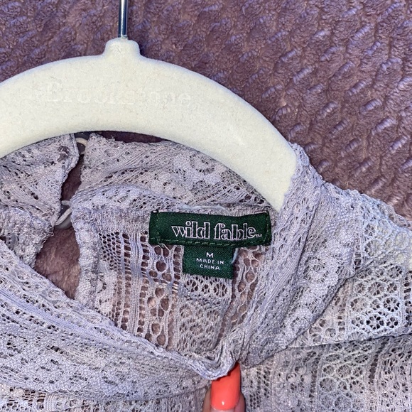 SHEER LACE TOP - Picture 4 of 4